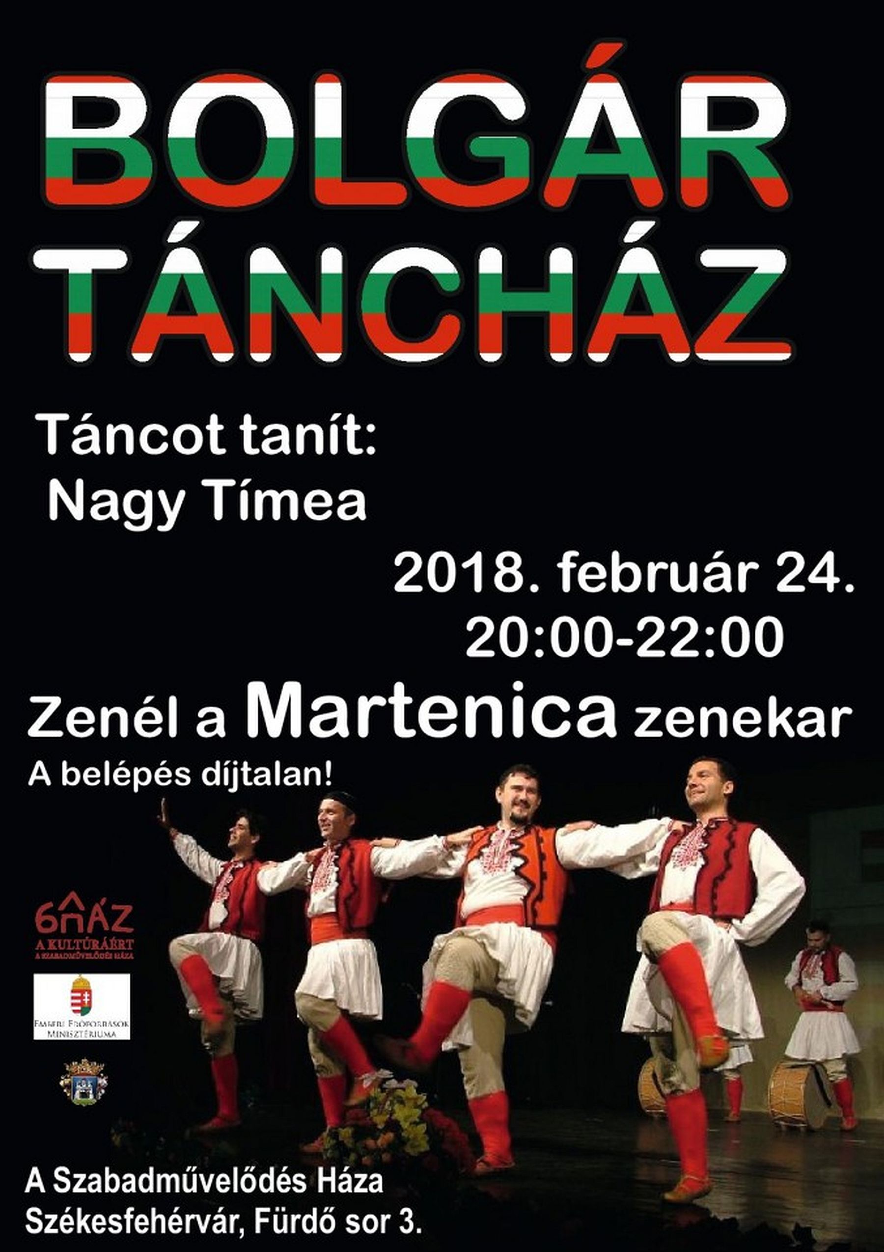 Bolgár táncház lesz szombaton A Szabadművelődés Házában